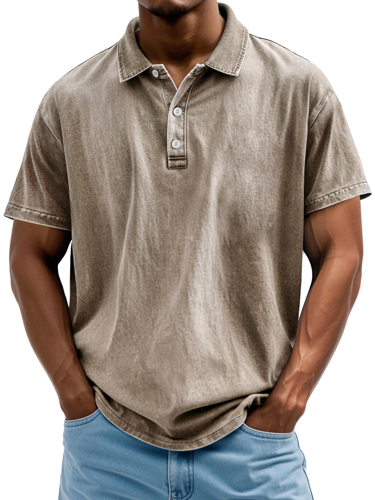 Pure Cotton Polo Shirt