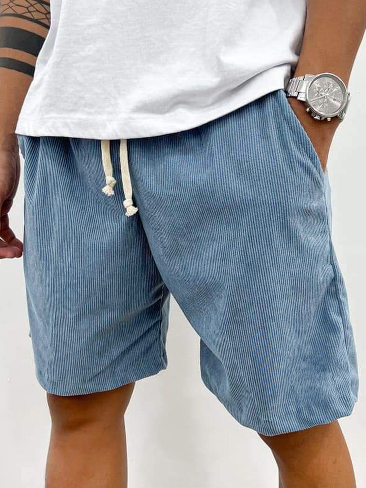 Corduroy Stretch Shorts