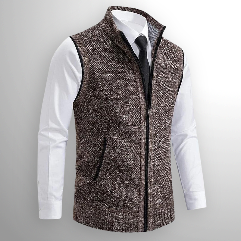 Full-Zip Sweater Vest