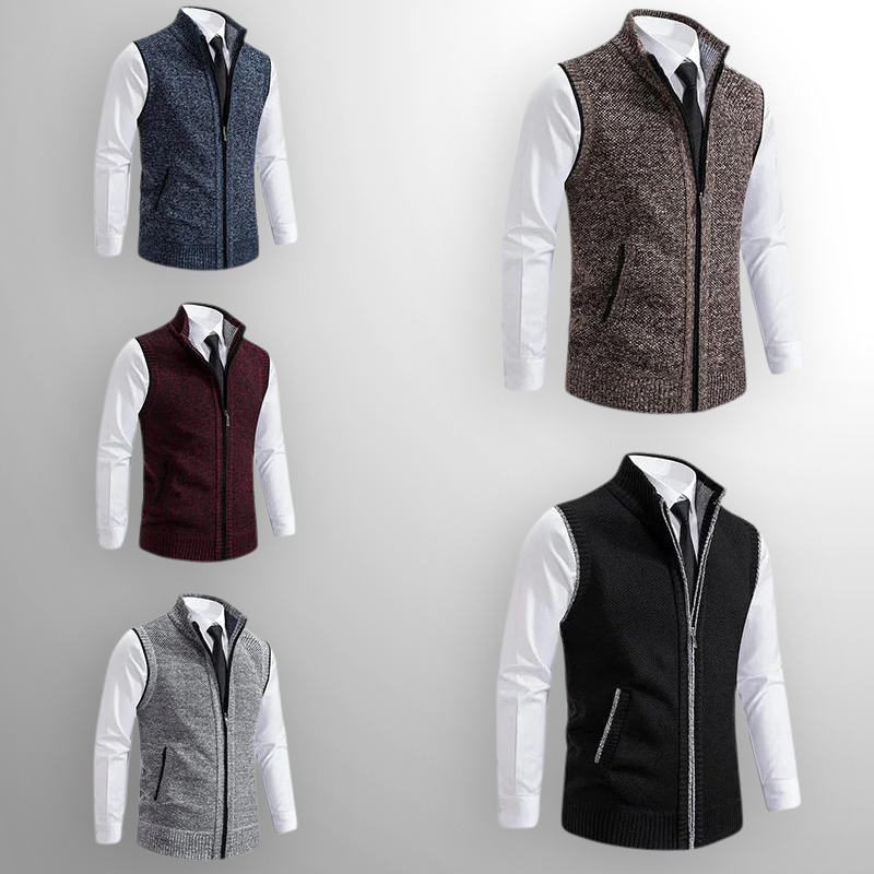 Full-Zip Sweater Vest