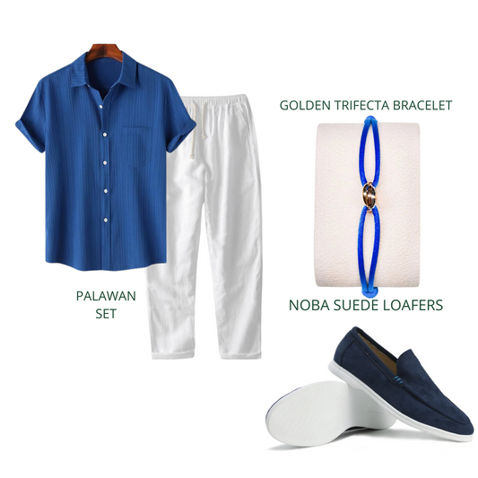 4 piece set- Navy Blue