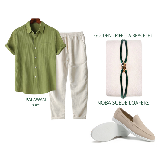 4 piece set- Olive
