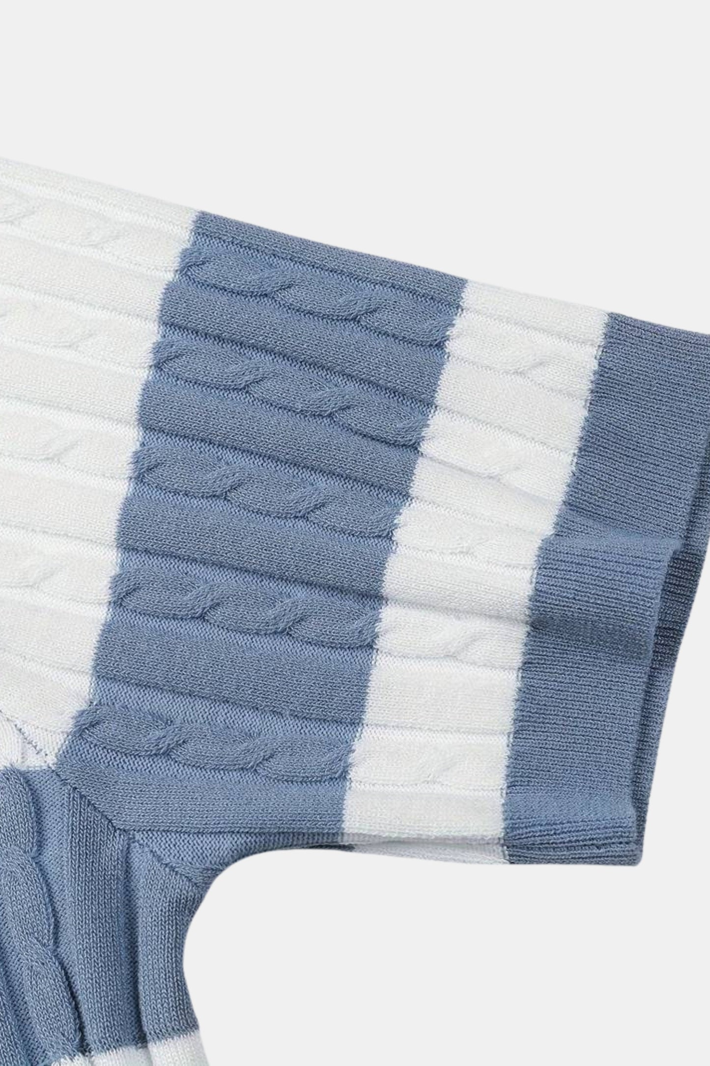 White Stripe Polo