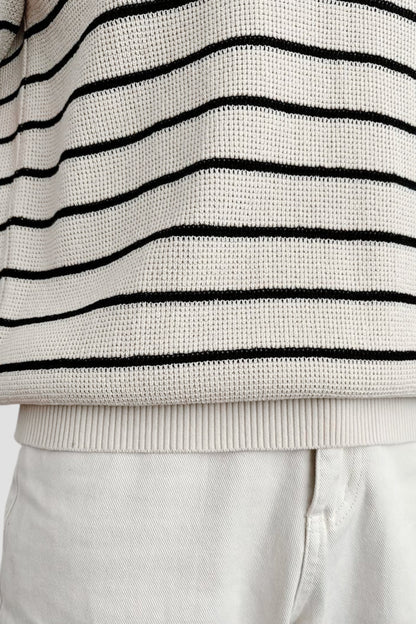 Short Sleeve Knitted High Stretch Polo