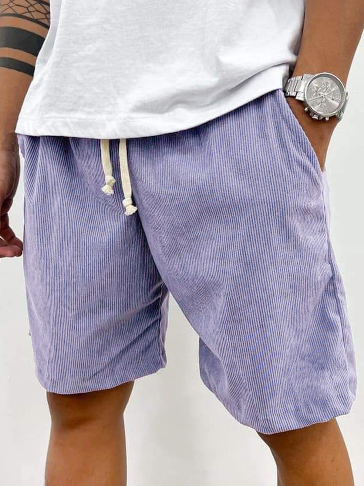 Corduroy Stretch Shorts