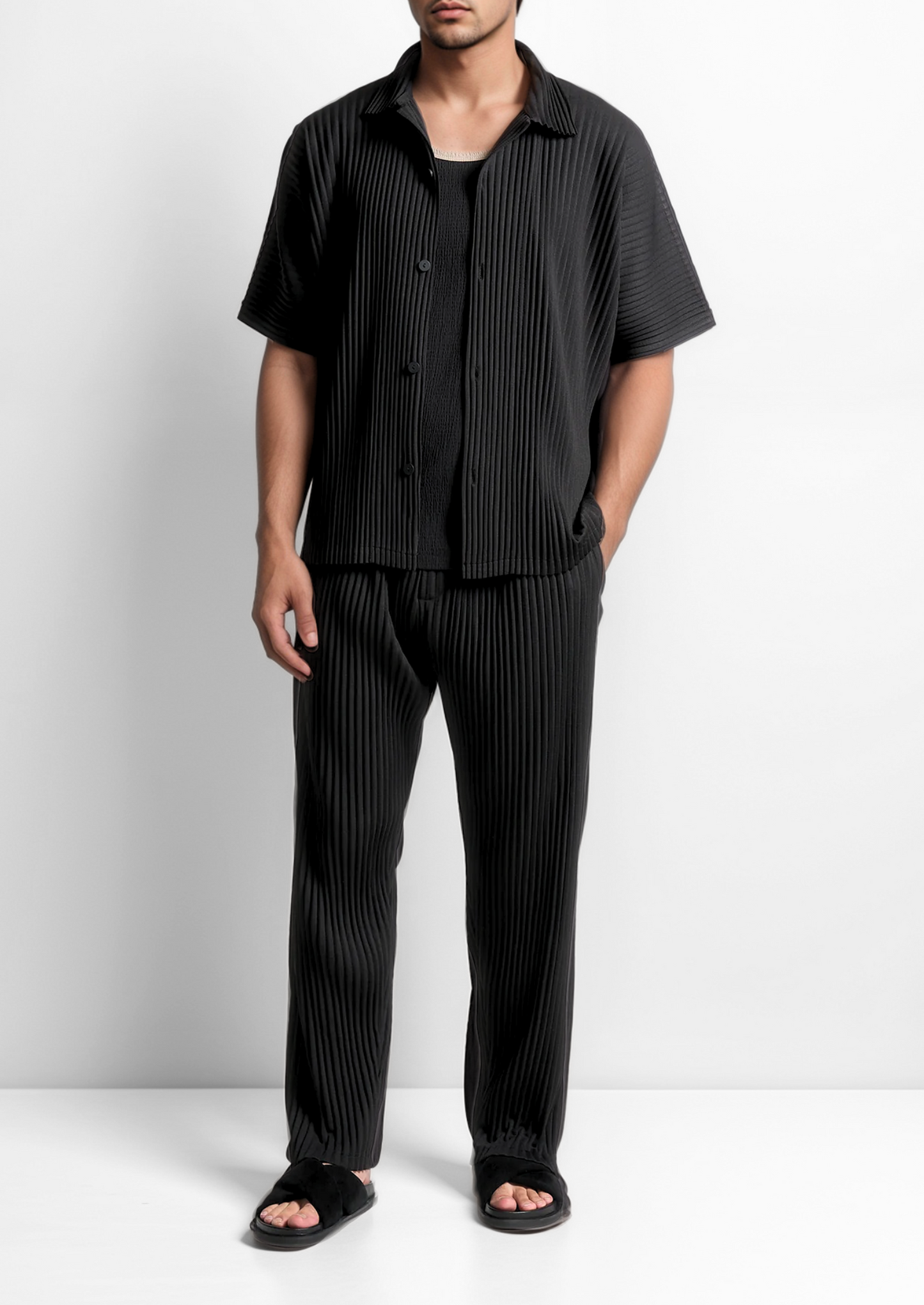 PLEATED SUMMER SET