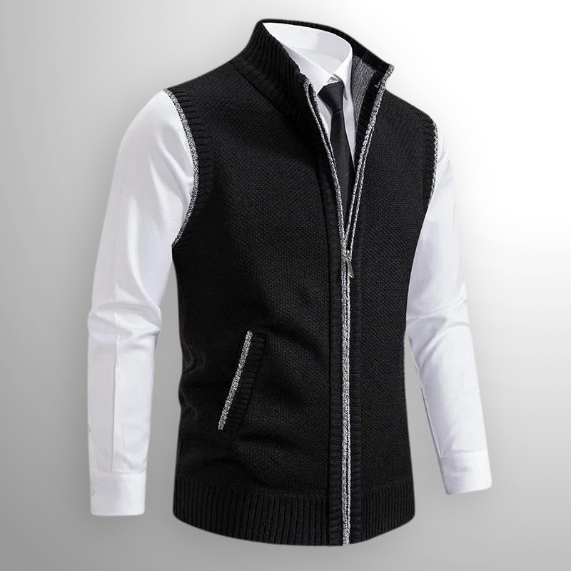 Full-Zip Sweater Vest