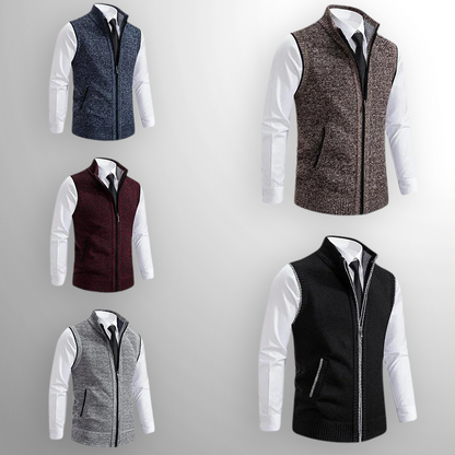 Full-Zip Sweater Vest